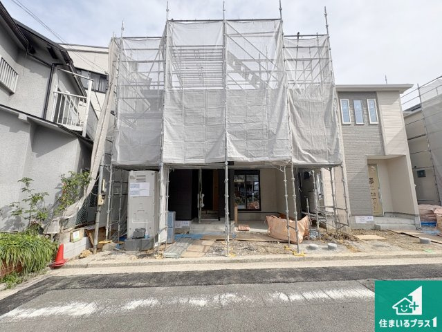 堺市東区草尾　第2期　新築一戸建ての外観|現在の進捗状況です！順調に作業進行中、完成が待ち遠しいです！詳細の間取り等、お気軽にお問い合わせください！