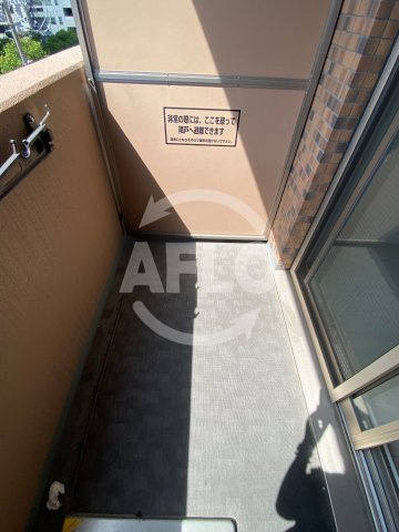 プレサンス心斎橋ルティアのバルコニー|プレサンス心斎橋ルティア　バルコニー