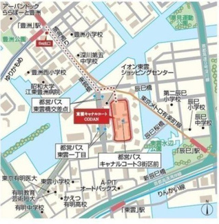 【地図】 | 東雲キャナルコートCODAN19号棟