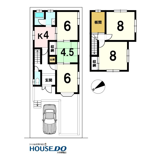 中古戸建　四條畷市岡山東5丁目（昭和53年築）