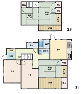 【間取り】 | 広島市西区己斐西町