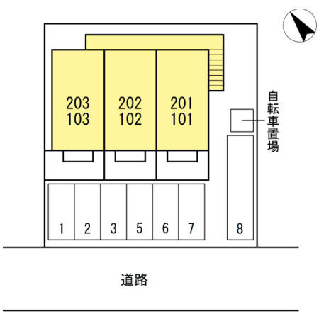 エスポワール栄の区画図