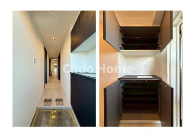 【玄関】 | メッツ立石 | 【玄関】玄関には大型のシューズクローゼットを設置しておりますのでいつでもスッキリりとした空間を保てます。玄関周りを清潔に使うのはとても大事なことですよね。