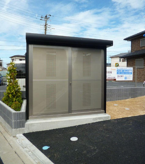 アリエスマンションのその他共用部分|敷地内にごみ置き場あります♪