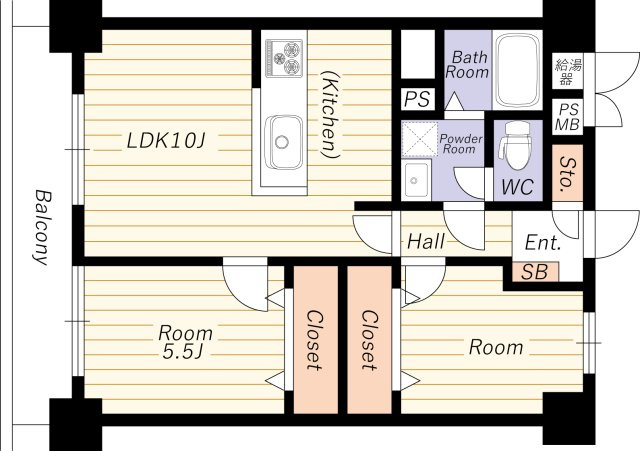 【間取り】 | 新大阪スカイハイツ | 令和7年11月末室内リフォーム済・全居室収納有