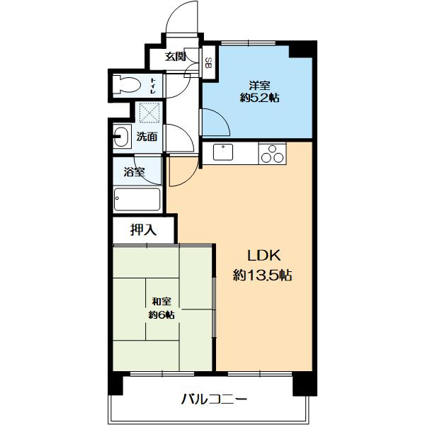 藤和シティホームズ六甲篠原の間取り
