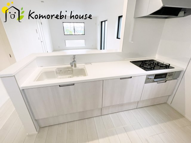 さいたま市見沼区東大宮218②　新築一戸建て　ミラスモシリーズ　01のキッチン|お料理しやすいキッチンです