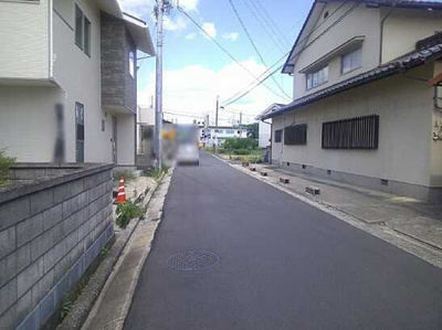 【前面道路含む現地写真】 | 東広島市西条末広町