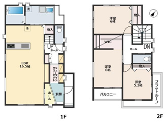 【間取り】 | 安芸郡府中町鹿籠２丁目