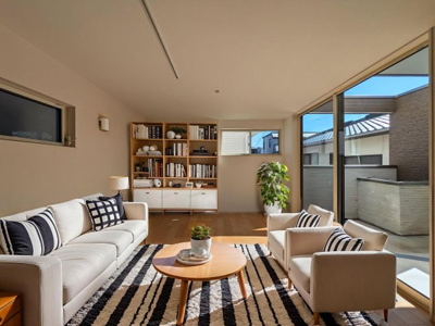 【居間・リビング】 | 安芸郡府中町本町２丁目No.B | ☆CGでバーチャルホームステージングしています。