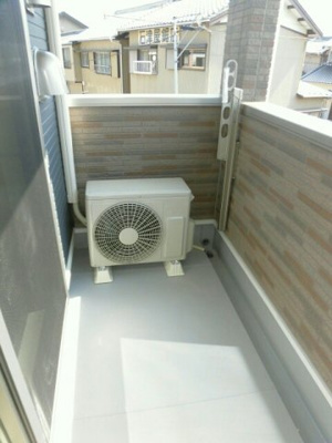 【バルコニー】 | カルム・ソシアＡ | 広々としたバルコニーです