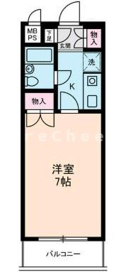 【間取り】 | セザール清瀬中央公園