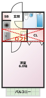 【間取り】 | フィエスタ新松戸 | ※反転タイプ