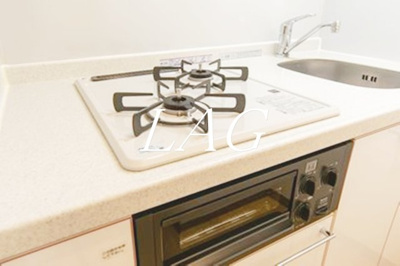 【その他】 | エスコート麻布十番Ⅱ | 2口コンロです。