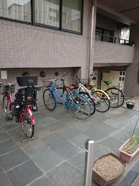 サングリエ間之町|駐輪場
