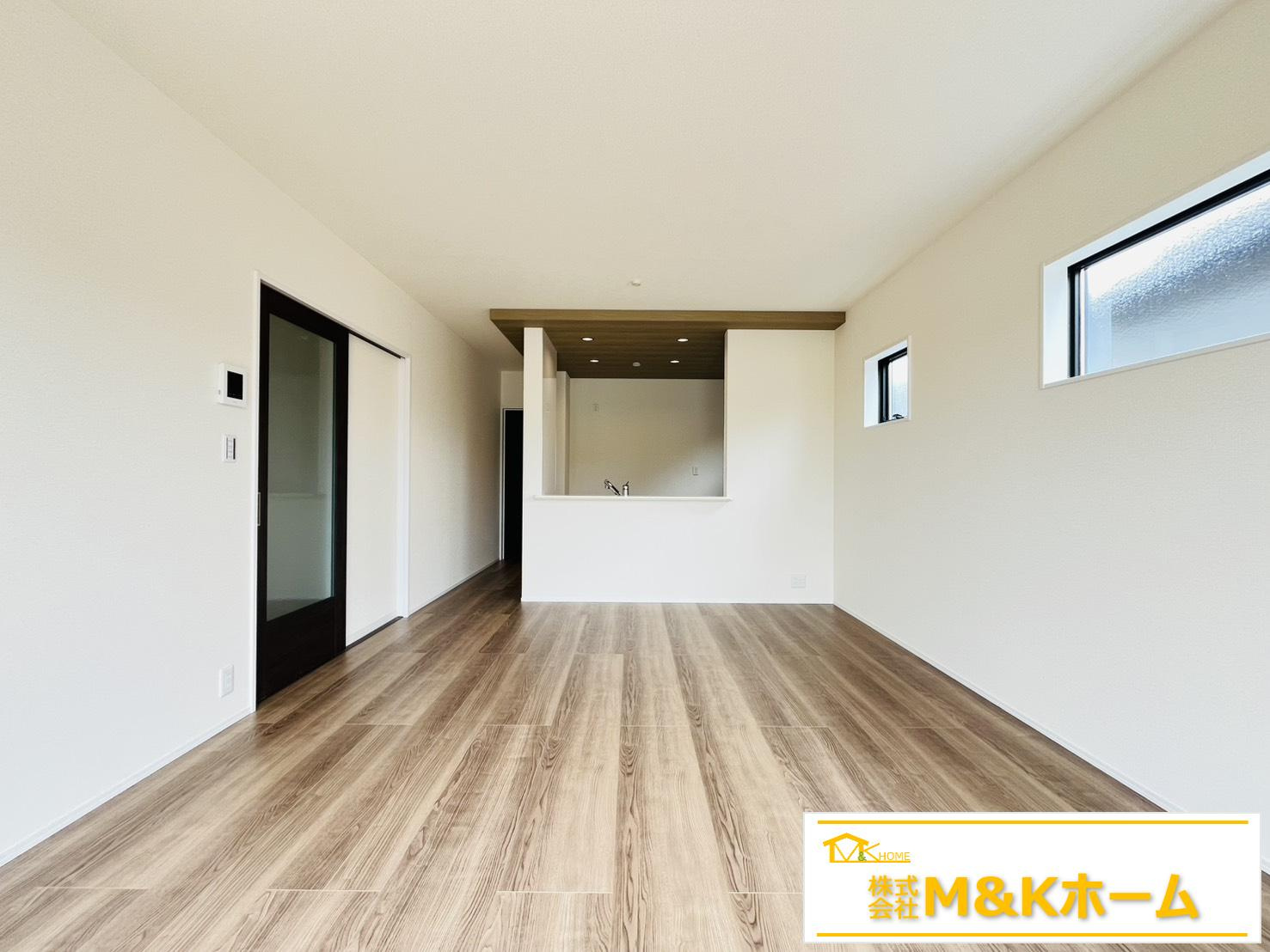 常滑市小林町2丁目　全2棟　1号棟の居間・リビング|LDK16帖　24時間換気システム搭載♪
