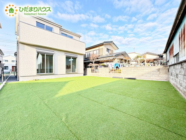 【庭】 | ひたちなか市牛久保2丁目1410番　新築戸建　B号棟 | お庭付物件になります！お庭遊びや、プールなどお子様も大喜び(^^)