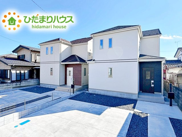 【外観】 | ひたちなか市牛久保2丁目1410番　新築戸建　B号棟 | 明るい光が差し込む開放感あふれる住まいです。
