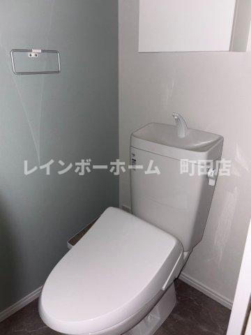 クラルテ南林間初期費用分割あと払いサービス利用可能物件のトイレ