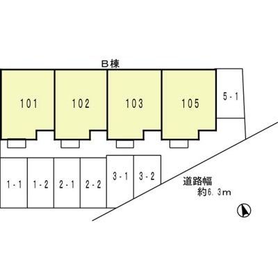 【区画図】 | アンソレイエ | ☆神戸市北区　アンソレイエ☆