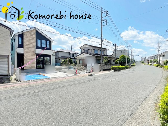 上尾市緑丘　8期　新築一戸建て　グレース　02の前面道路含む現地写真|前面道路含む現地写真です