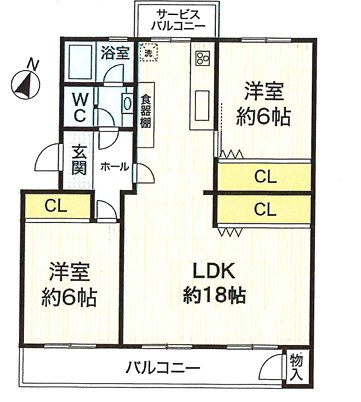 【間取り】 | 須磨一ノ谷グリーンハイツ | ☆神戸市須磨区　一ノ谷グリーンハイツI棟☆