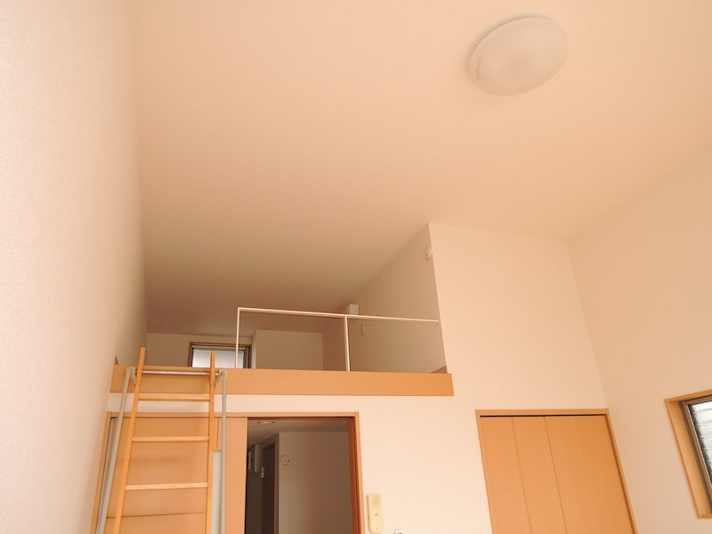 川崎市多摩区菅１丁目のアパートの内装|ロフト入口