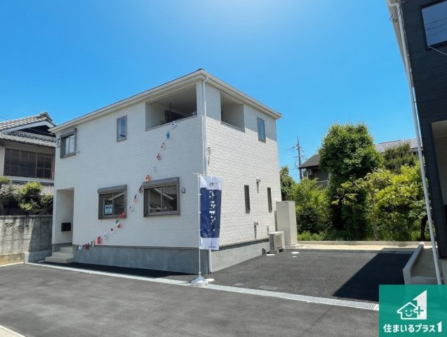 木津川市木津清水　第32期　新築一戸建ての外観|周辺は落ち着いた街並みの住宅地！子育てがしやすい住環境です！