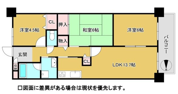 フロレスタ・ミオ山田池公園の間取り