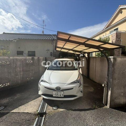 枚方市津田元町平屋の駐車場
