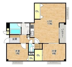 楠葉並木レジデンススクエアの間取り