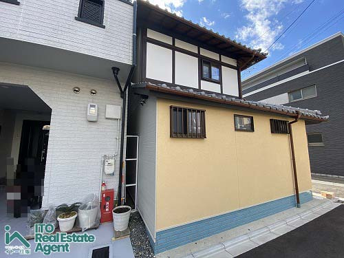 吉田中阿達町 京町家の外観