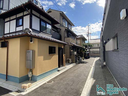 吉田中阿達町 京町家の外観