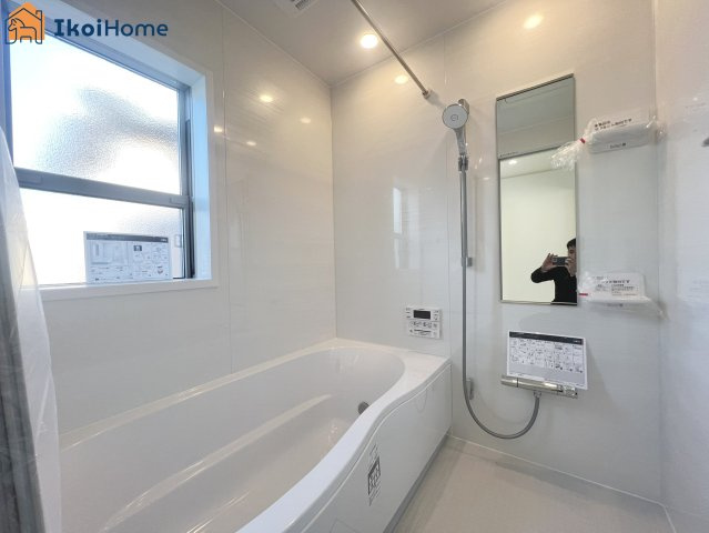 明石市大久保町大窪　新築戸建　の浴室|【ホームページに現地動画掲載中】●年中無休：当日予約可●「断熱ユニットバス・断熱浴槽」を使用。