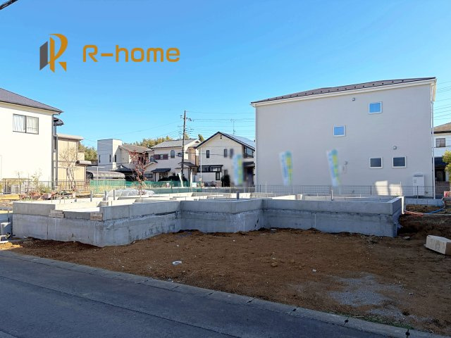 稲敷郡阿見町実穀25-P1　新築戸建て　1号棟の外観|2026年4月完成予定！近隣の同仕様完成物件をご見学いただけます♪