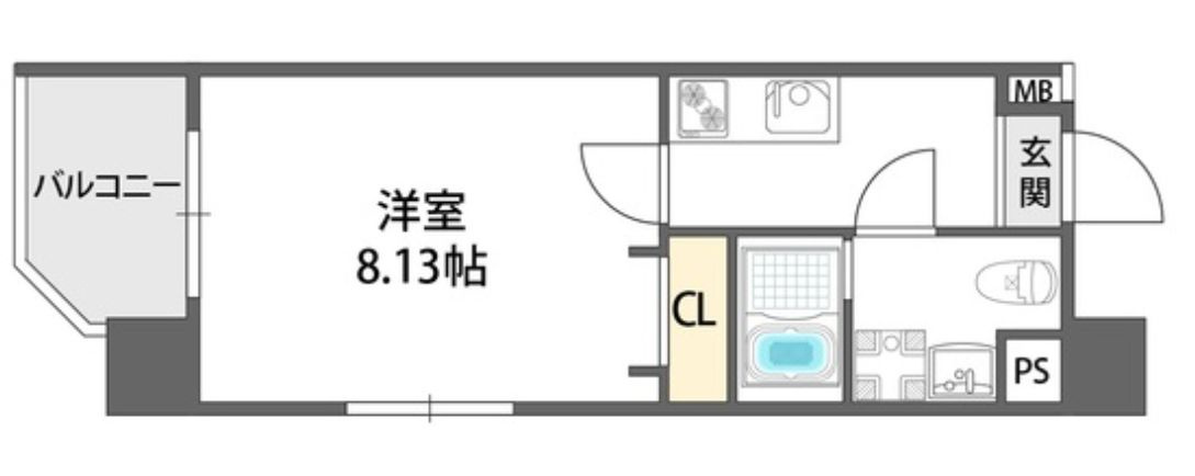 ドゥエリング梅田の間取り