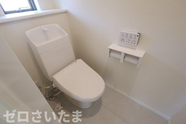 《仲介手数料無料》桜区栄和１丁目17-25新築一戸建てハートフルタウンのトイレ