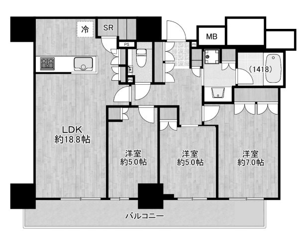 リバーガーデンタワー上町台筆ヶ崎