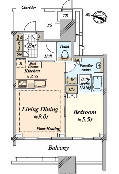 パークコート文京小石川ザタワーの間取り