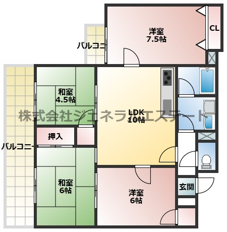 【間取り】 | モナリサ