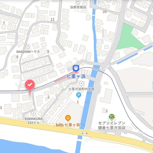 ＡＺＵＬ七里の地図