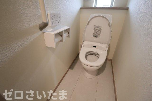 《仲介手数料無料》桜区栄和１丁目17-25新築一戸建てハートフルタウンのトイレ|１F