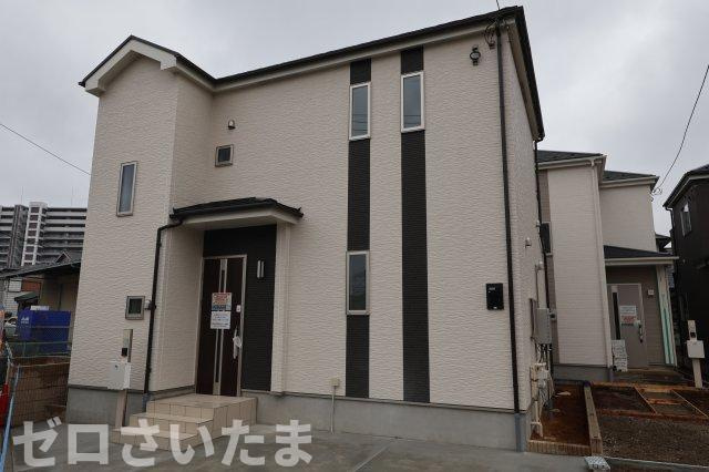 《仲介手数料無料》桜区栄和１丁目17-25新築一戸建てハートフルタウンの外観|2026年3月20日13:40撮影 小雨が降っていました。
