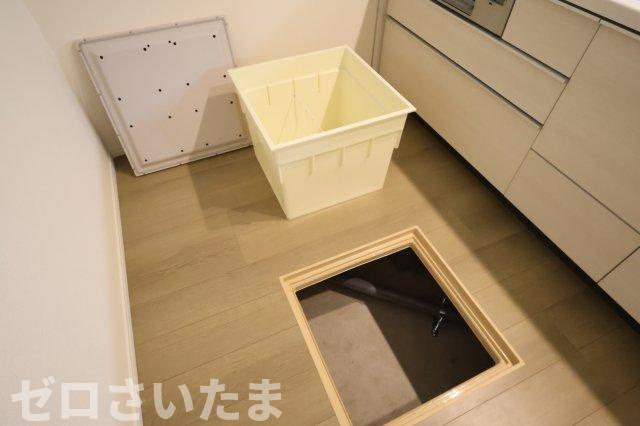 《仲介手数料無料》桜区栄和１丁目17-25新築一戸建てハートフルタウンの収納|床下収納