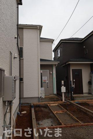 《仲介手数料無料》桜区栄和１丁目17-25新築一戸建てハートフルタウンの外観|2026年3月20日 13:50 撮影 小雨が降っていました