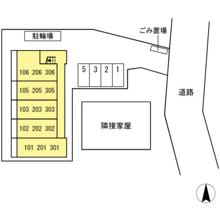 Canon 桜の区画図