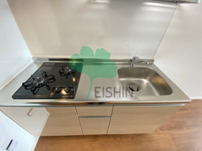 【キッチン】 | BRAND NEW DAY 箱崎(ブランニューデイ箱崎) | シンプルな清潔感のあるキッチンです！