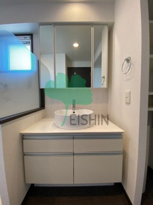 【洗面所】 | リアンシエルブルー東比恵 | シンプルで使いやすい洗面台です！