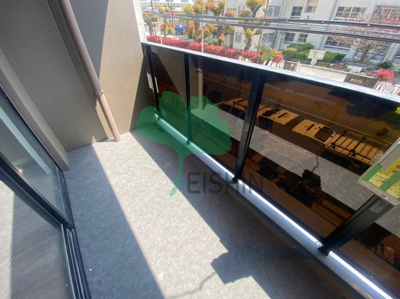 【バルコニー】 | LANDIC PREMIUM HAKATA(ランディックプレミアムハカタ) | 日当たりの良いバルコニーです！