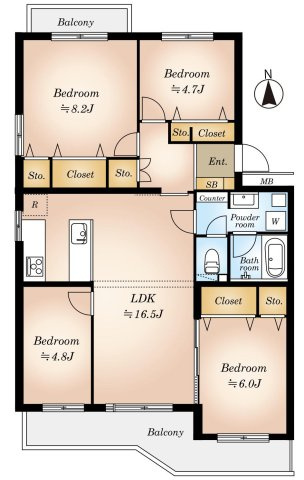府中市晴見町２丁目の中古マンション
